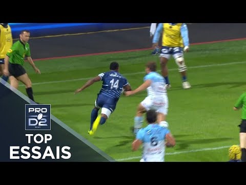 TOP Essais de la J5– PRO D2 – Saison 2017-2018