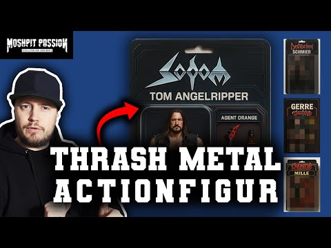 ChatGPT Thrash Metal Action Figure | Sodom, Kreator, Destruction, Tankard | Moshpit Passion
