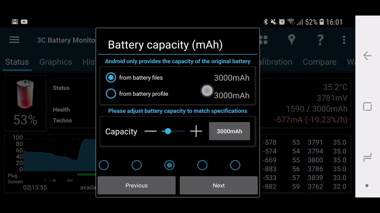 3C Battery Monitor Wizard