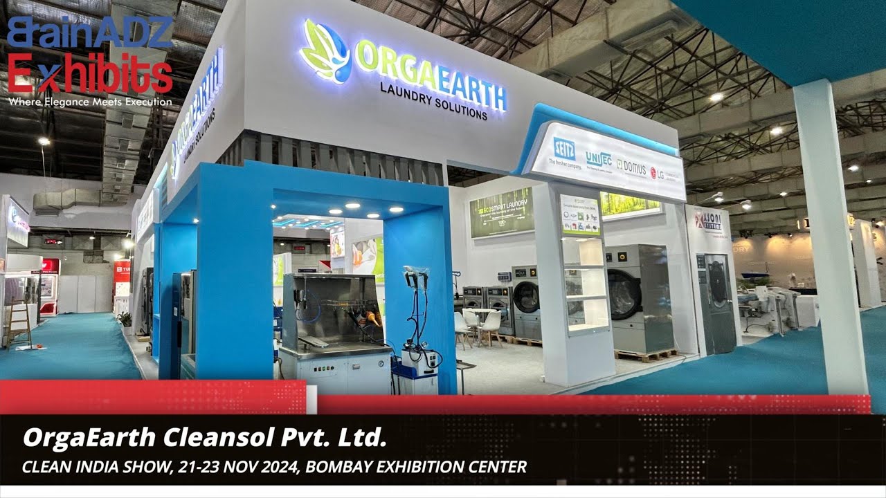 OrgaEarth Cleansol Pvt. Ltd. at Clean India Show 2024 – Designed & Built by BrainADZ Exhibits