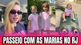 VIRGÍNIA MOSTRA PASSEIO COM AS MARIAS PELO RIO DE JANEIRO 