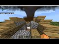 Minecraft Tornado Addon V1.15 preview | Testing the damage path