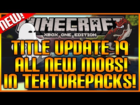 ECKOSOLDIER - Minecraft: (Xbox360/PS3) TU19 UPDATE -  ALL NEW MOBS IN TEXTUREPACKS | DINOSAURS, GHOSTS & MORE!