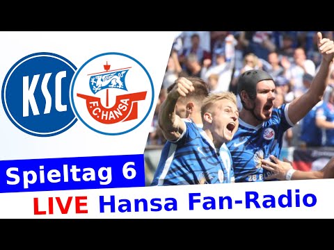 Karlsruher SC 2:0 Hansa Rostock| Spieltag 6 | LIVE | HansaRadio | Rostocker Fankurve