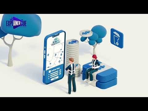 Pickup Pro | Scrap & Junk Hauling App — Isometric animation for On-Demand Hauling