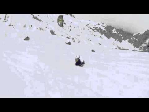 Snowkite fail