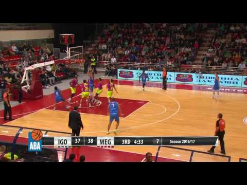 Lovely play by Robinson (Igokea - Mega Leks, 11.11.2016)