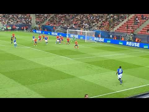 Kayode Throw In vs. Spain U21 in Trnava