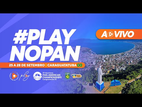 SEMIFINAL MISTA  SUB-18: A.CAETANO/B. VALÉRIO(BRA) X L. AZAR/I. CASTILLO (VEN)  PAN-AMERICANO 2025