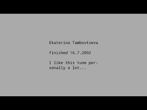 Ekaterina Tambovtseva - blinded (loop) / et_blind.xm (2002)