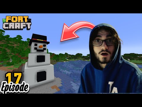 UNBELIEVABLE: Dooy Builds Gigantic Snowman in FortCraft #17