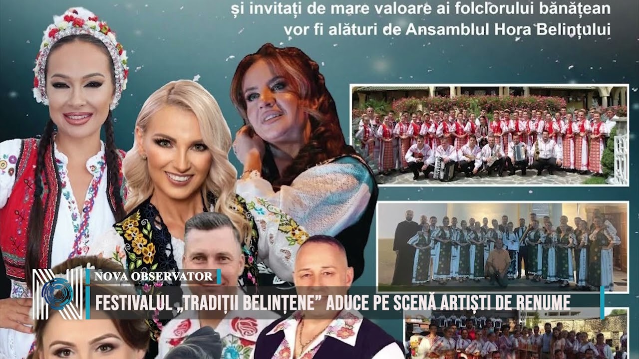 Festivalul „Tradiții Belințene” aduce pe scenă artiști de renume