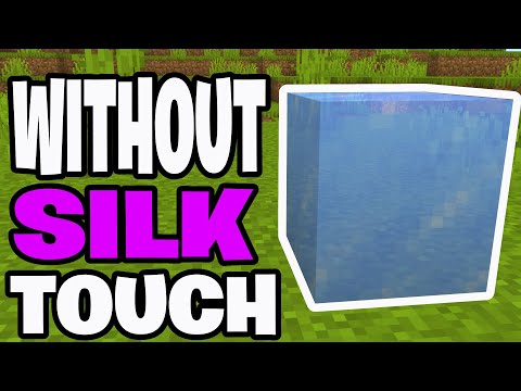 Wie man in Minecraft Eis bekommt, ohne Behutsamkeit zu benötigen! - Java & Bedrock