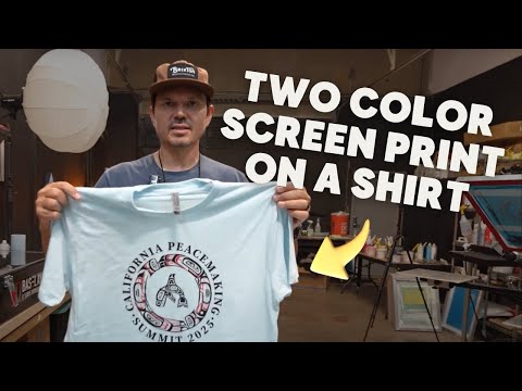 Two-Color Screen Printing Process | Free Print Advice