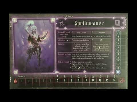 Gloomhaven - Spellweaver Card Build