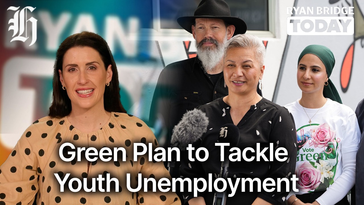 'Young people are desperate to work': Greens' young people working programme | Ryan Bridge TODAY