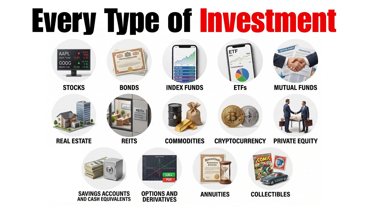Every Type of Investment Explained | And What Kind of Person Each One Is Built For