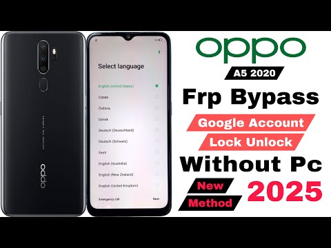 Oppo A5 2020 Frp Bypass | Without Pc | Google Account Lock Unlock 2025