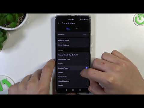A selection of ringtones and their settings on the Huawei Nova 10 Pro phone