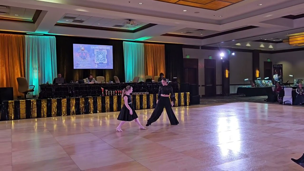 Foxtrot/Quickstep Show by Katelyn & Alina at Peach Ball 2025