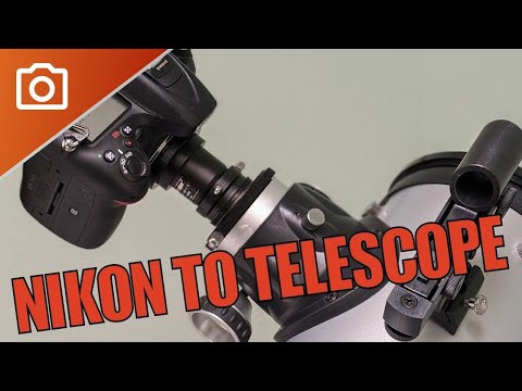 Nikon (or Canon) DSLR Camera on Celestron Telescope - HOWTO