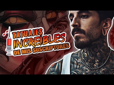 REACCIONANDO a los TATUAJES INCREÍBLES de mis SUBS 💉