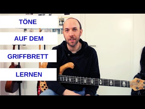 E-Bass online lernen - Töne auf dem Griffbrett finden
