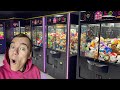 I Played EVERY Claw Machine At The Arcade!