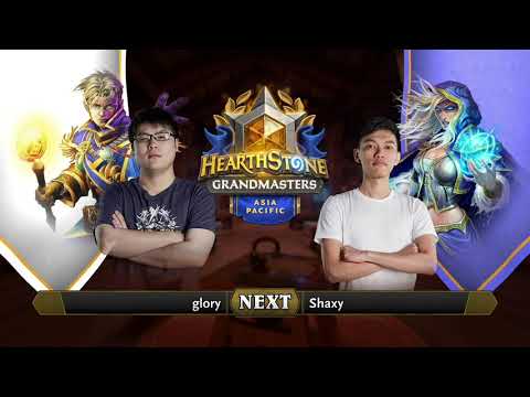 glory vs Shaxy | 2021 Hearthstone Grandmasters Asia-Pacific | Decider | Season 1 | Week 4