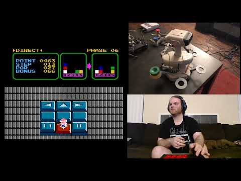 The Pulse Rifle Plays - Stack-Up (with R.O.B.) - NES via MiSTer