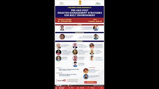 Pre and Post Disaster Management Strategies for Built Environment.| DISASTER IN INDIA | MHA | DRR