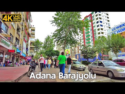Adana Barajyolu | Walking Tour in Adana, Turkey | 4K 60 fps
