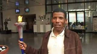 ETHIOPIA Olympic running legends - World Harmony Run