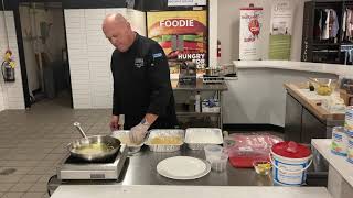 Tour of Sysco Chicago test kitchen with short cooking demo