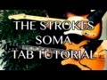 Soma - The Strokes ( Guitar Tab Tutorial & Cover )