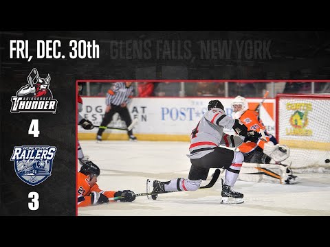 12/30/22 Adirondack Thunder 4 - Worcester Railers 3