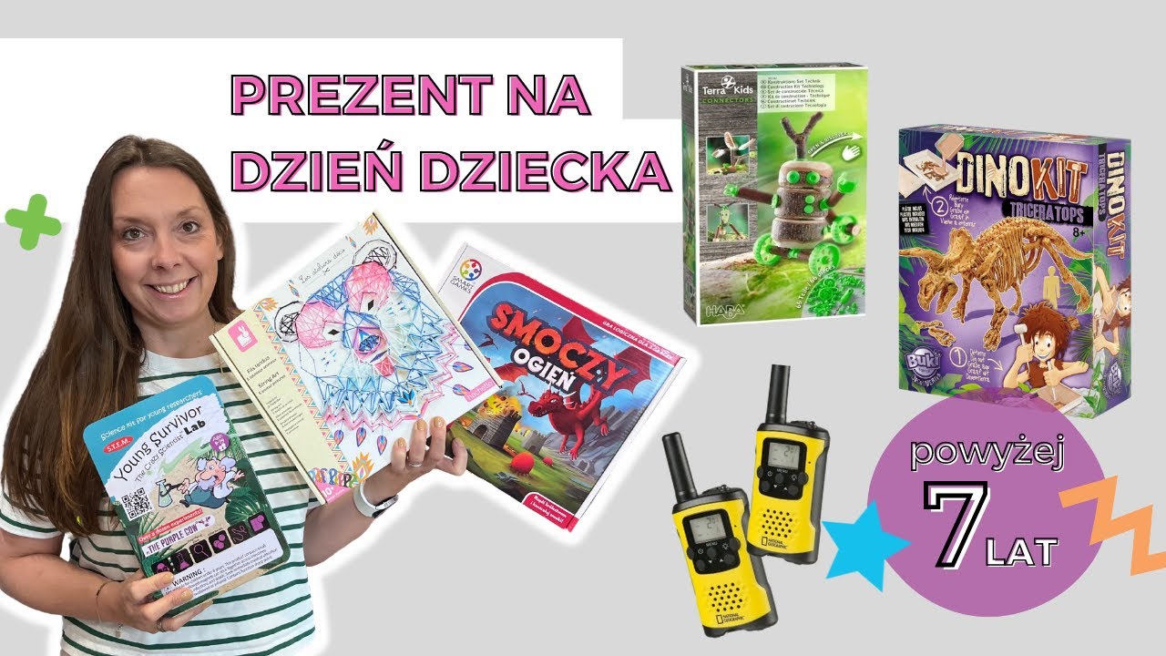 Pomysł na prezent dla dzieci 7 lat + | Dzień Dziecka 2022 | Tublu.pl