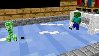 Monster School: Ice Hockey - Minecraft Animation