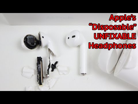 Apple's "Disposable & UNFIXABLE" $250 AirPods - E-Waste Problem