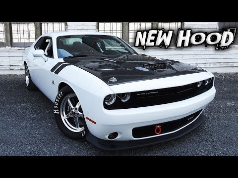 New Carbon Fiber Hellcat Hood For The Boosted Scat Pack