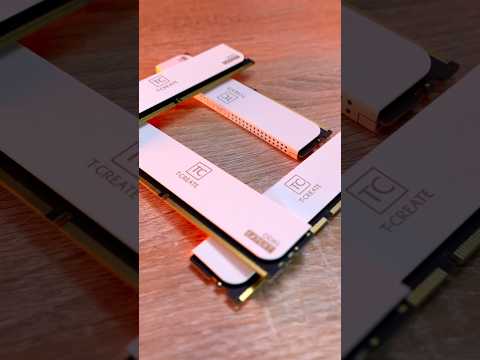 Like white DDR5 Ram? We love the sleek look of the Teamgroup T-Create Expert DDR5 Ram!
