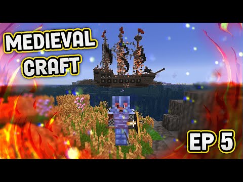 EXPLORATION (the return of the arsonist) - MEDIEVAL-CRAFT #5 - MINECRAFT SURVIVAL MODDED 1.19.2