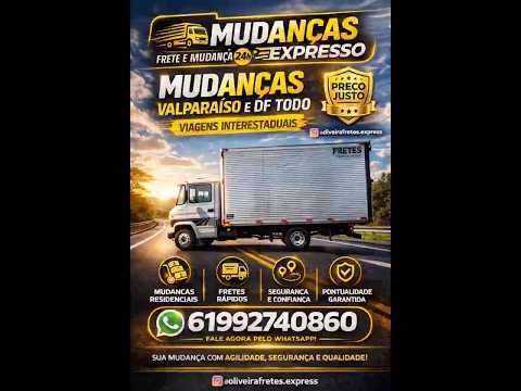 Fretes e Mudanças: Valparaíso-GO a Flores-GO 🚛 #Fretes #Mudanças #MB608 #Caminhão #caminhoneiro