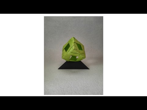 HOW TO MAKE ORIGAMI DIAMOND WINDOW CUBE - 026 21 APRIL 2020