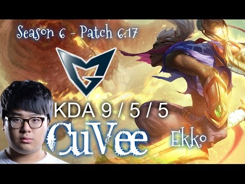 SSG CuVee EKKO vs RIVEN Top - Patch 6.17 KR Ranked | League of Legends