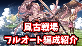 【グラブル】ランク300の風古戦場フルオ編成を紹介！#グラブル　#古戦場