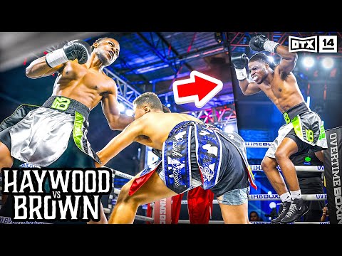 FIRST ROUND KO 😱🔥 Tyreem “Moo Banga” Haywood vs Frank Brown FULL FIGHT | OTX 14
