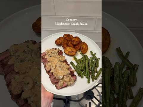 Creamy Mushroom Steak Sauce