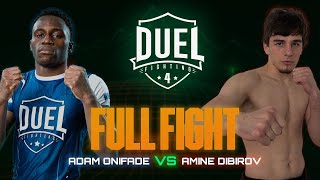 Adam Onifade VS Amine Dibirov | Combat MMA entier | DUEL FIGHTING 4