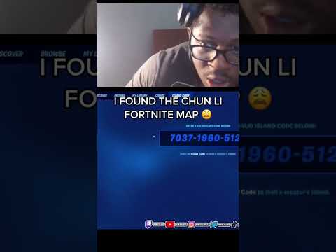 He Found CHUN LI Fortnite Map 😂🤯 